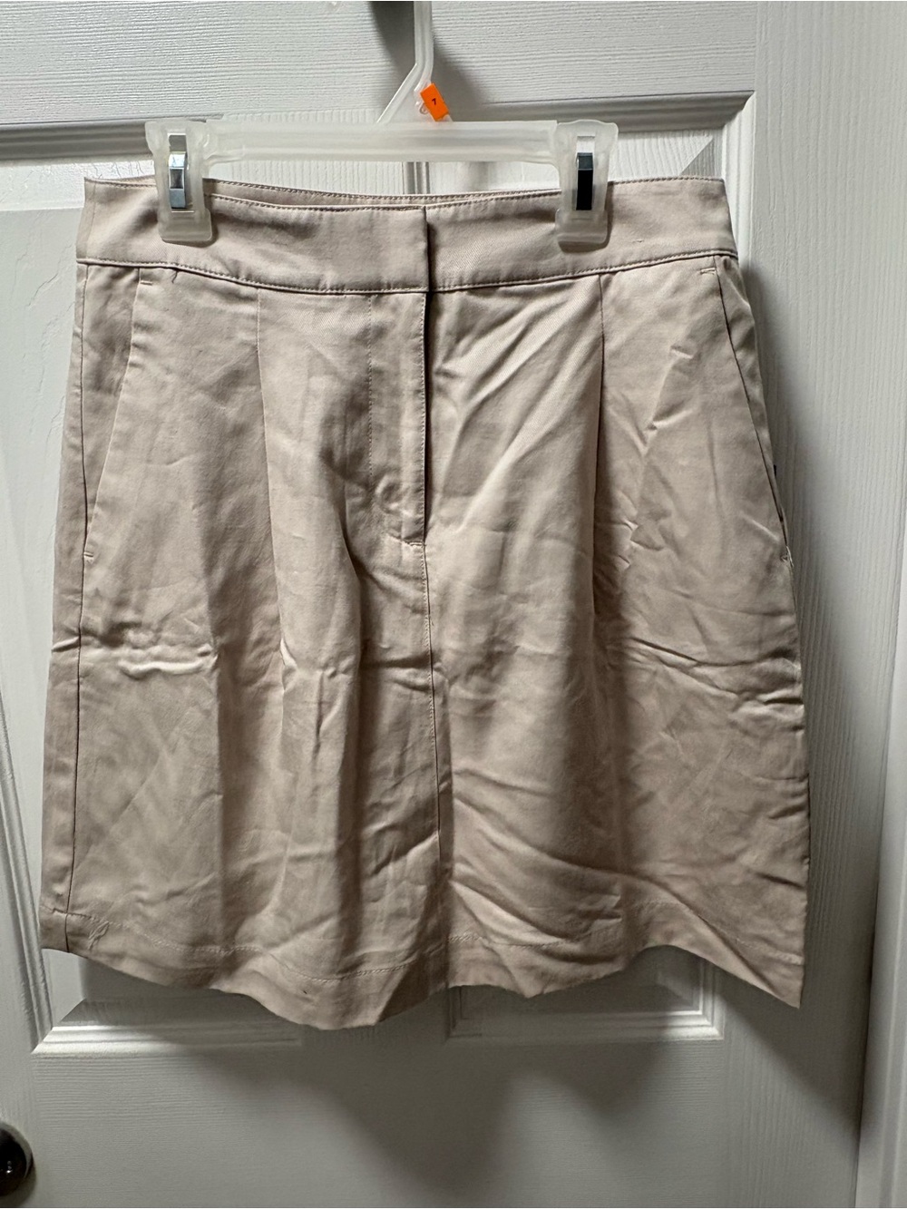LOFT Khaki/Tan  A-Line Skirt